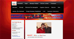 Desktop Screenshot of mahat-esoterik.com